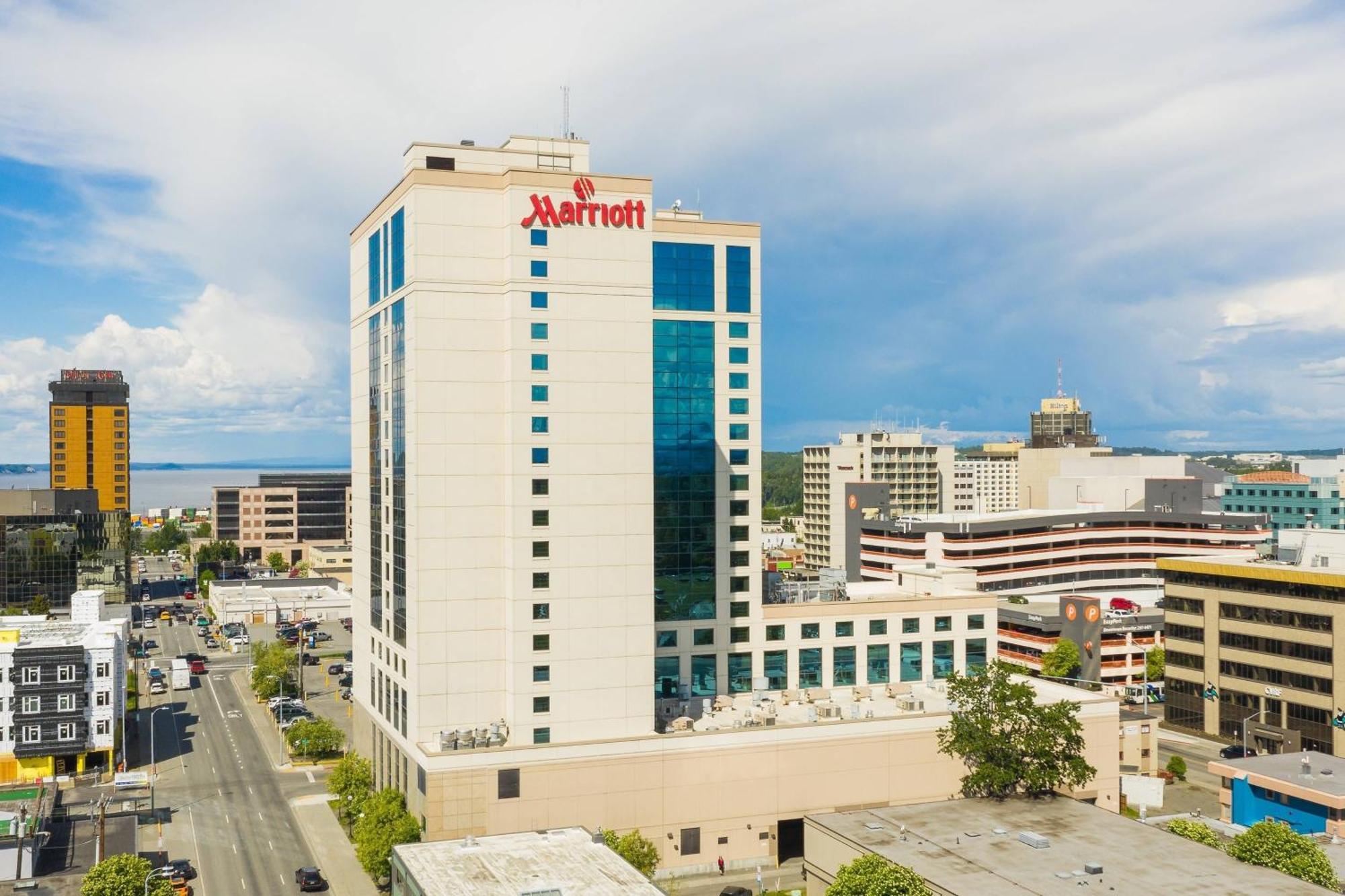 Hotel Marriott Anchorage Downtown Esterno foto