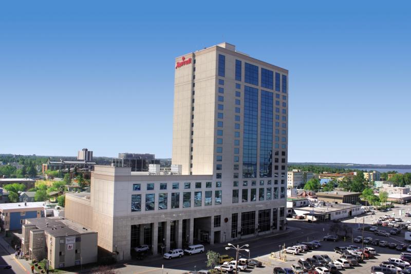 Hotel Marriott Anchorage Downtown Esterno foto