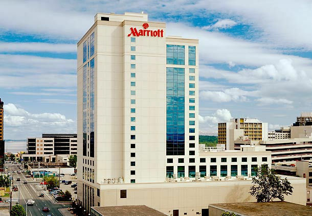 Hotel Marriott Anchorage Downtown Esterno foto